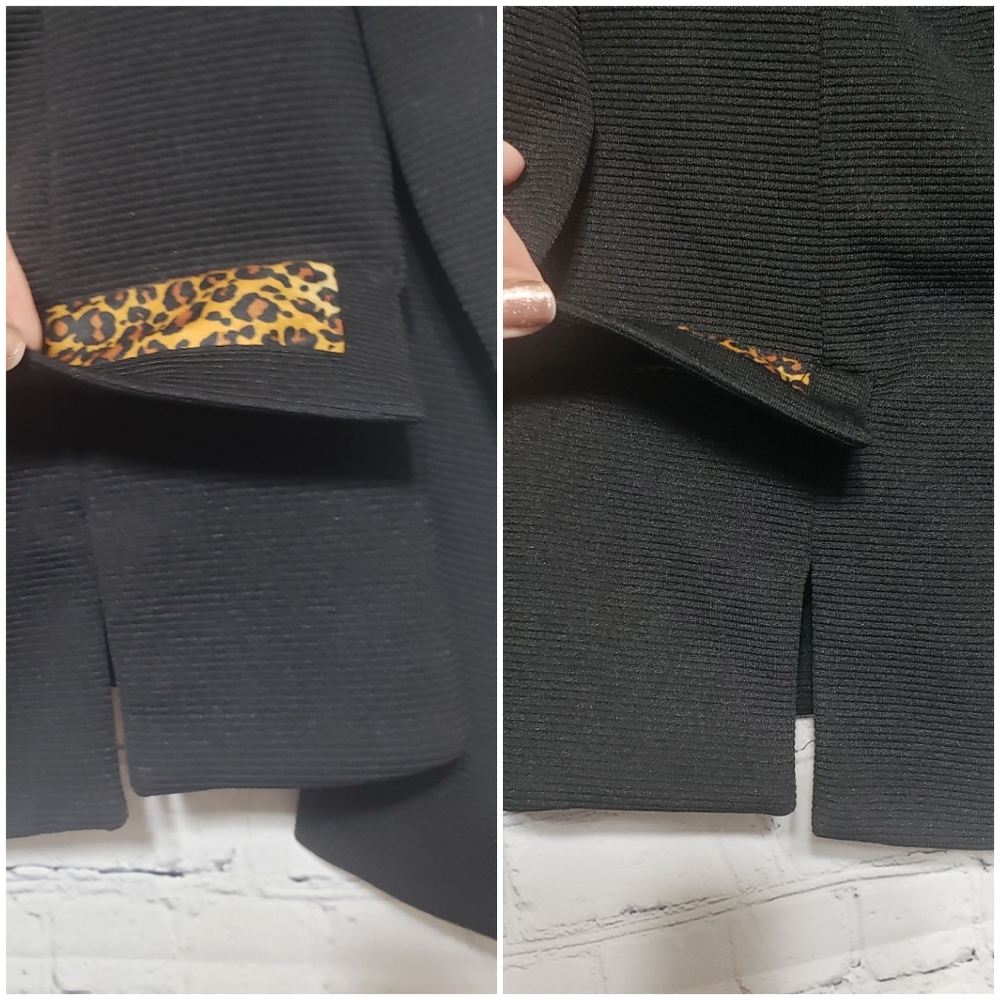 VTG NWT 80's Pablo Petites NY Sz 14P Leopard J… - Picture 14 of 16